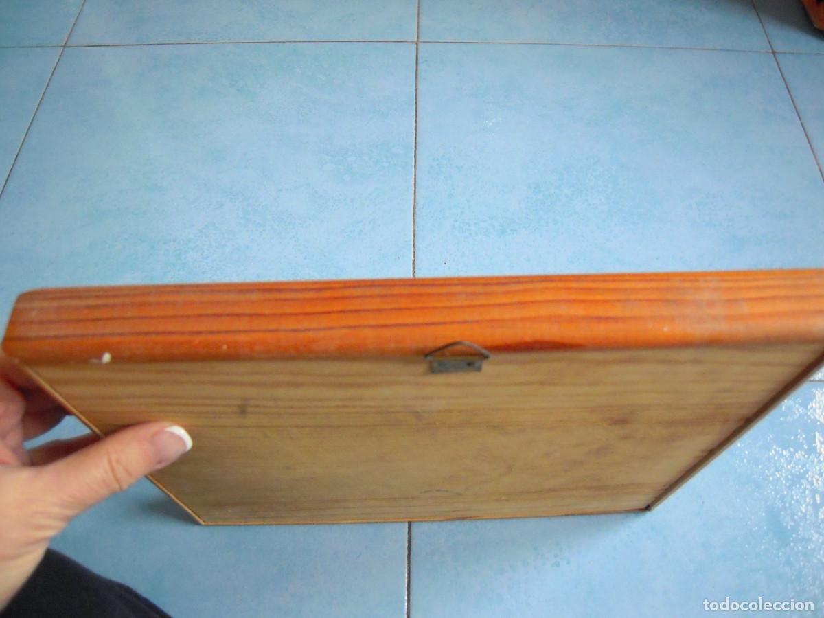 Segunda mano: Cuadro a restaurar madera y azul - Foto 5