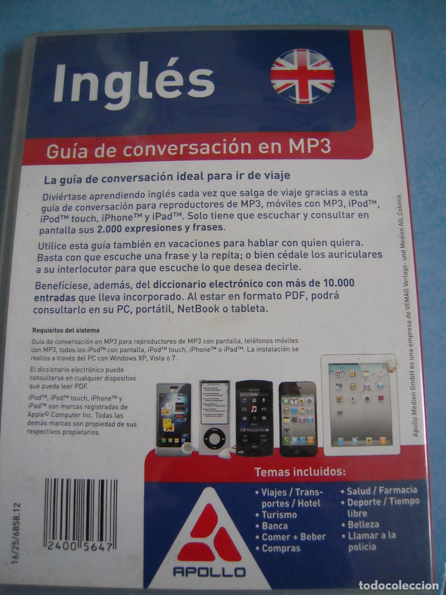 Segunda mano: Gu&iacute;a de conversaci&oacute;n en MP3 Ingl&eacute;s - Foto 3