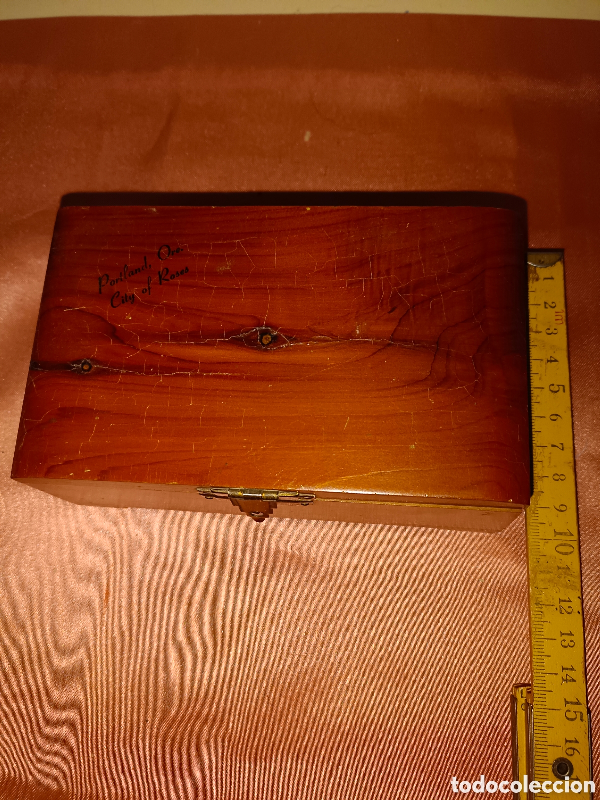 Segunda mano: Caja de madera de rosas - Foto 2