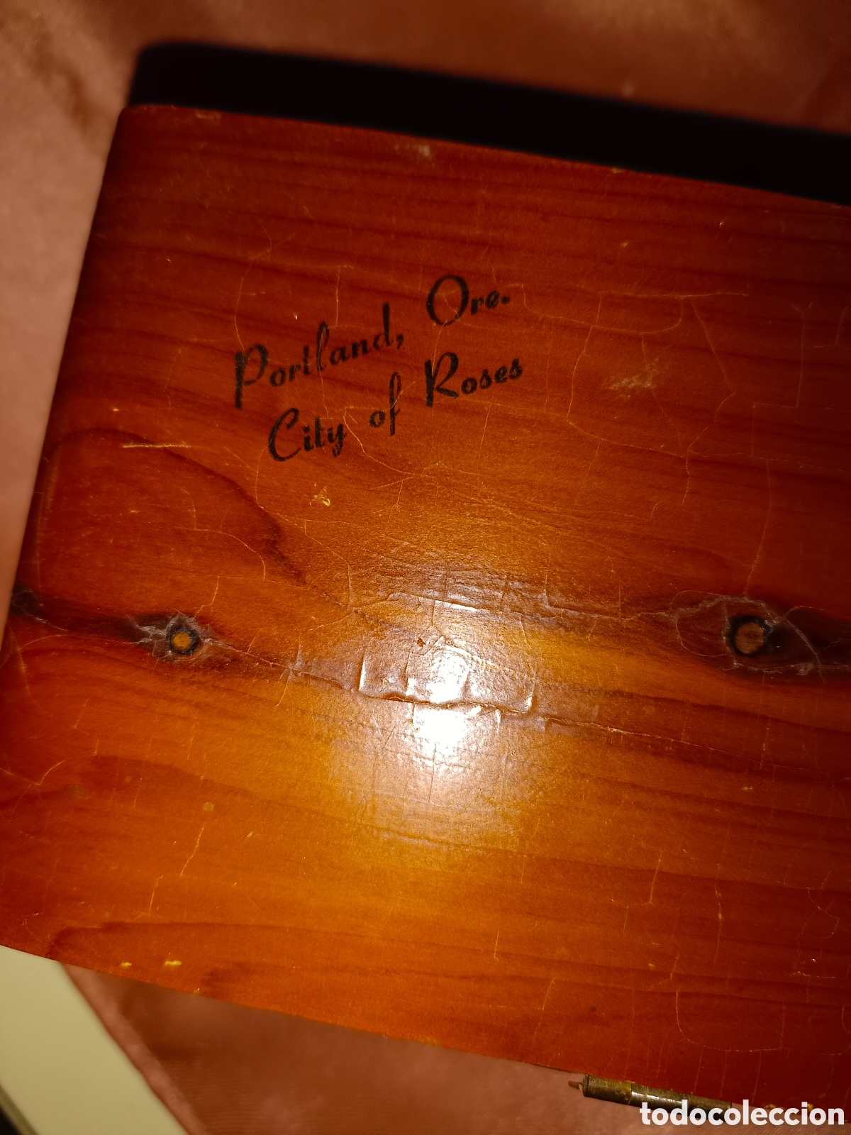 Segunda mano: Caja de madera de rosas - Foto 3