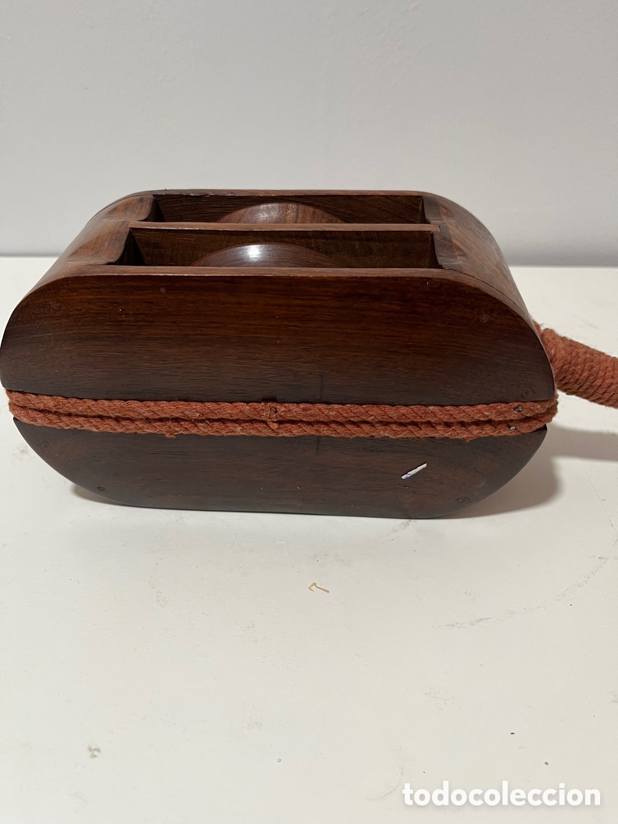 Segunda mano: Una polea mec&aacute;nica de madera - Foto 2