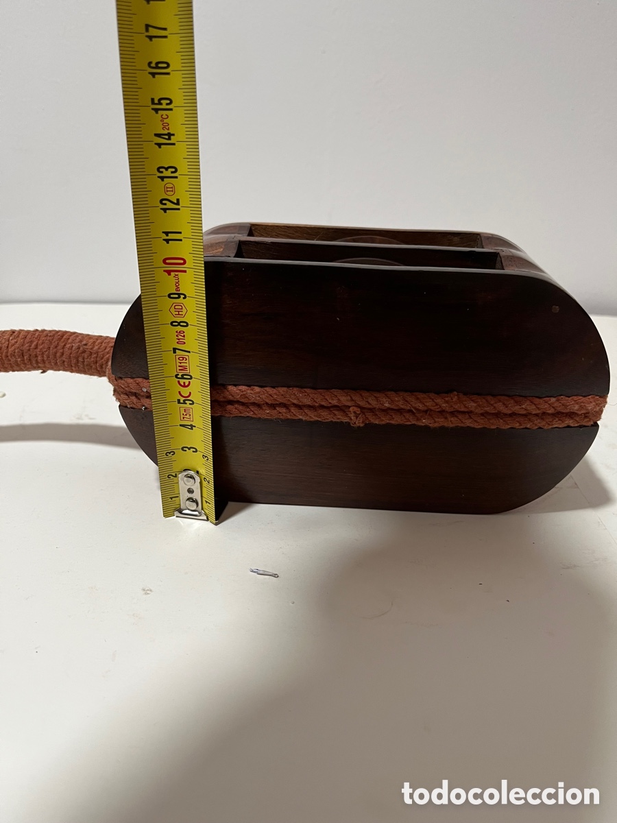 Segunda mano: Una polea mec&aacute;nica de madera - Foto 11
