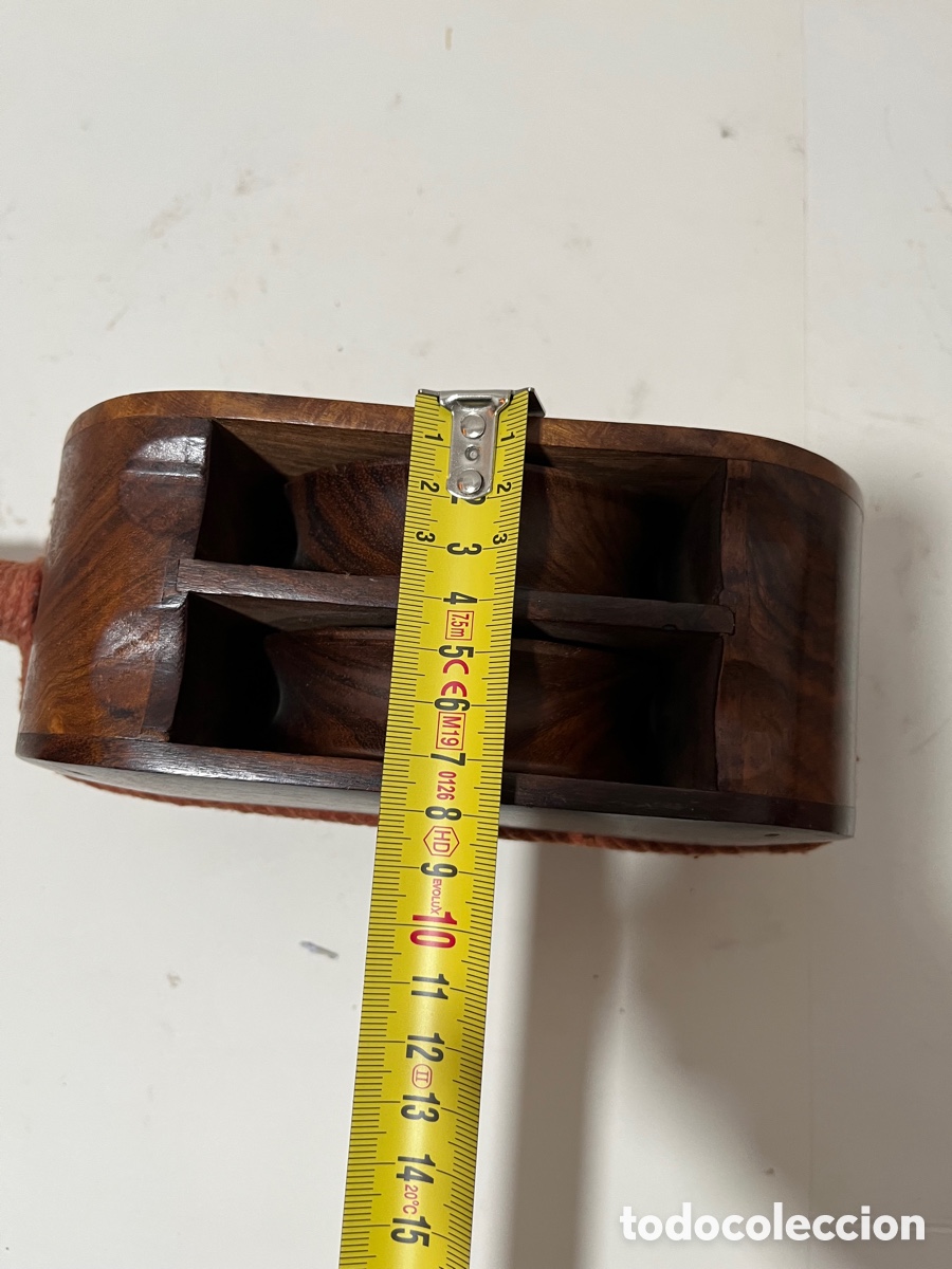 Segunda mano: Una polea mec&aacute;nica de madera - Foto 12