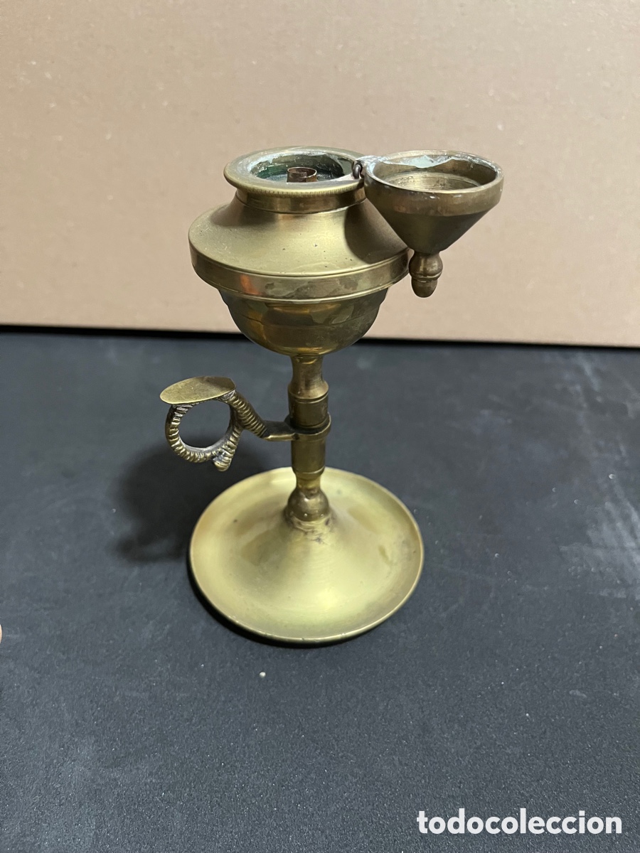 Segunda mano: Una l&aacute;mpara de aceite antigua - Foto 4
