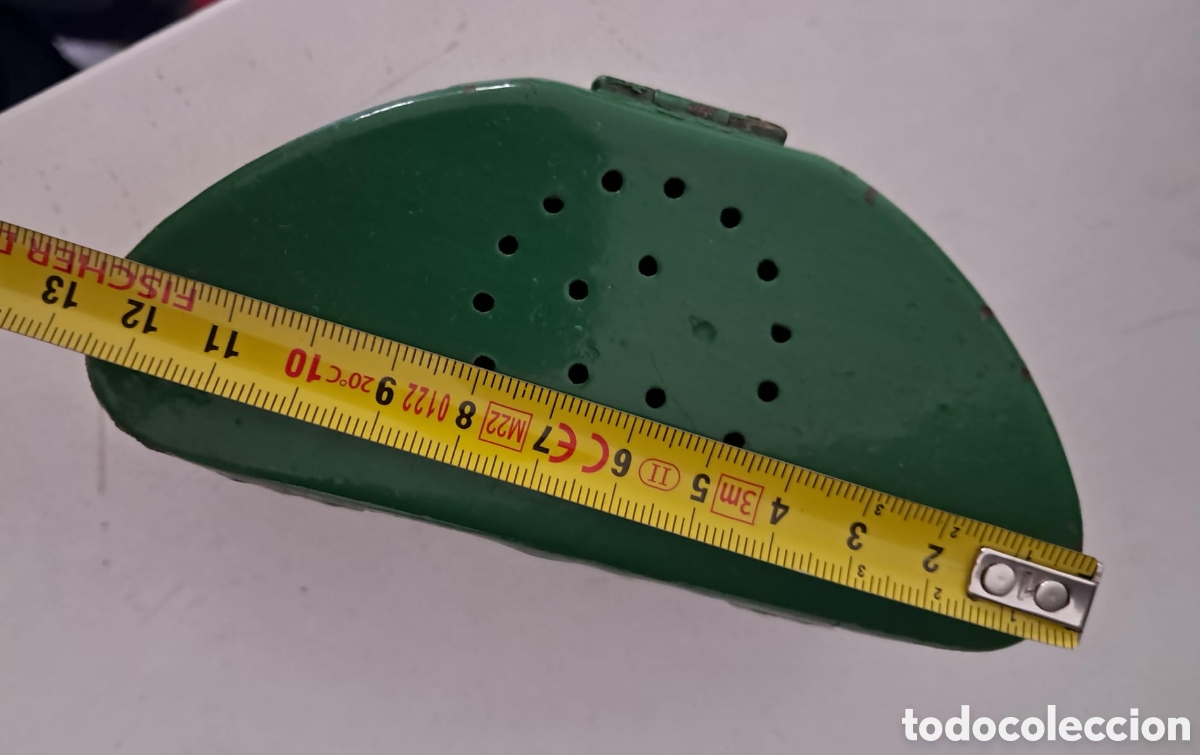 Segunda mano: 4 cajas de cebo para pesca, de lat&oacute;n, vintage - Foto 5