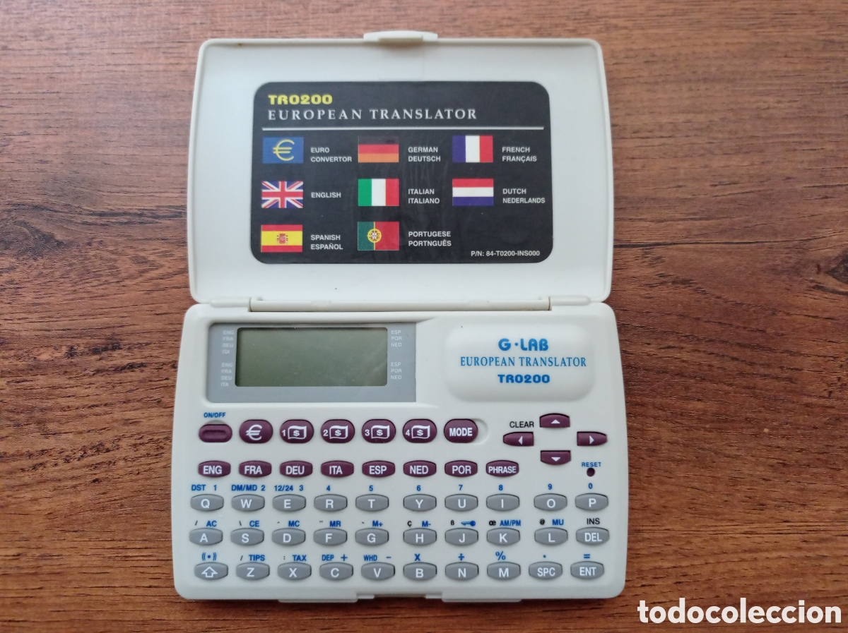 Segunda mano: Traductor electr&oacute;nico G-Lab TRO200 de 7 idiomas - Foto 1