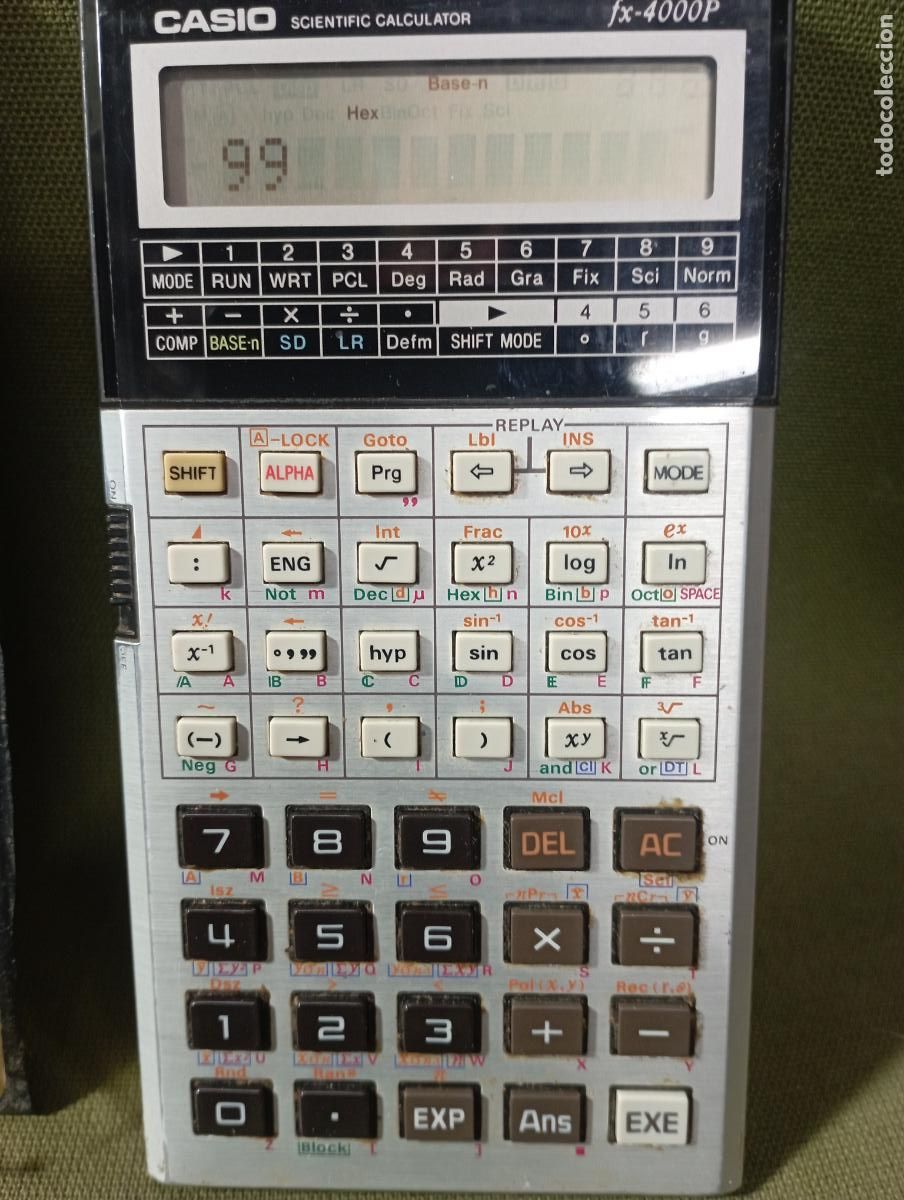 Segunda mano: CALCULADORA CASIO fx-4000P SCIENTIFIC CALCULATOR - Foto 4