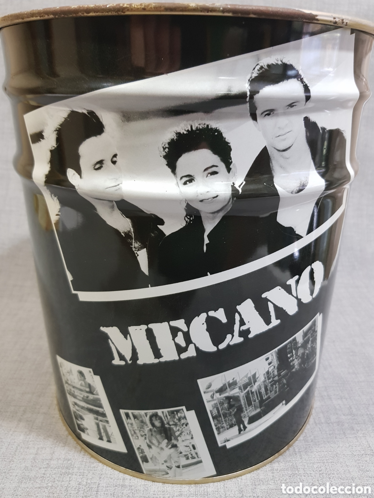 Segunda mano: MECANO 1990 ANTIGUA PAPELERA DE METAL - Foto 6