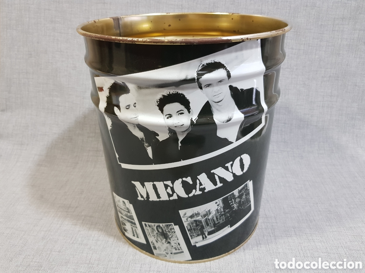 Segunda mano: MECANO 1990 ANTIGUA PAPELERA DE METAL - Foto 1