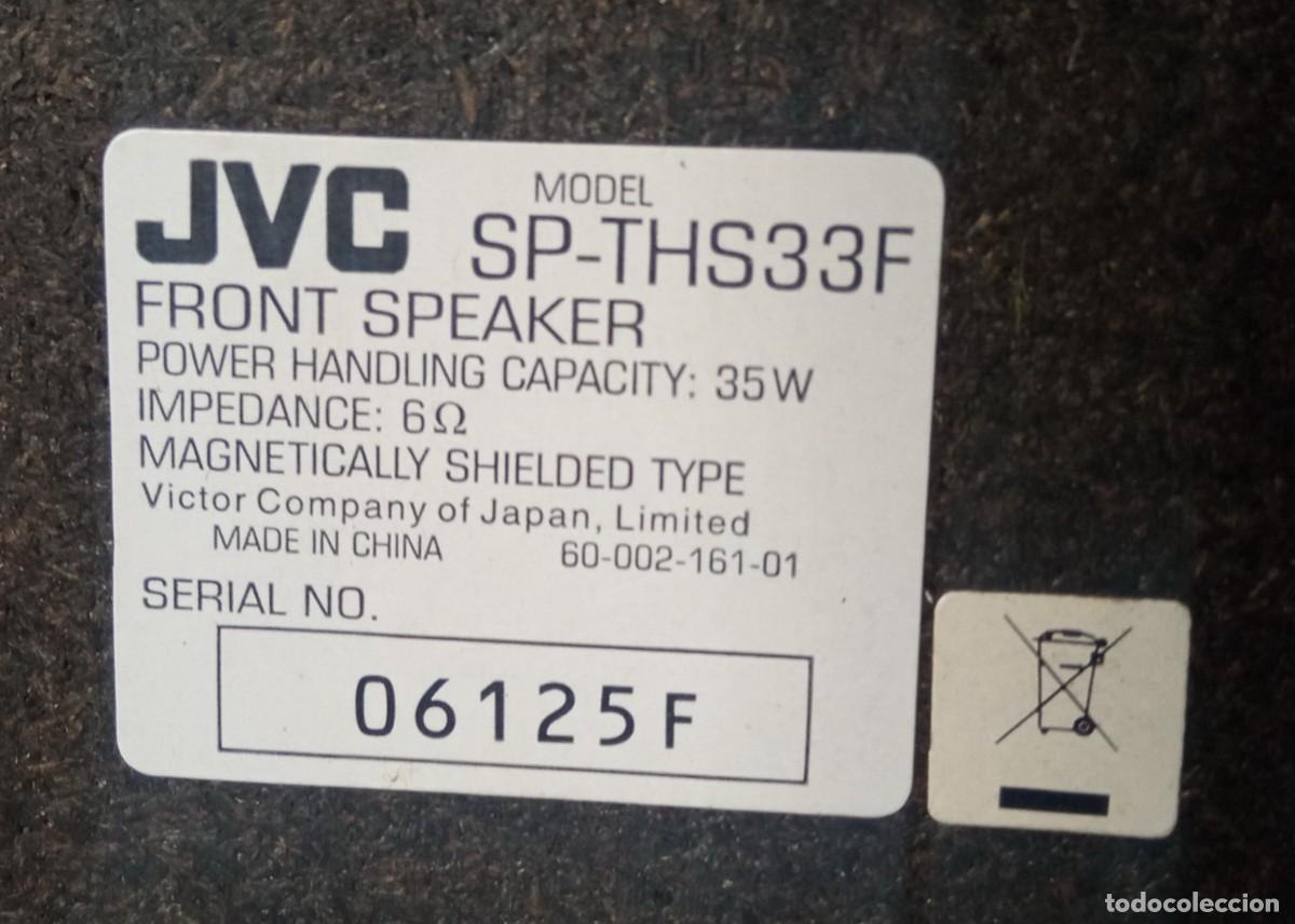 Segunda mano: Columnas sonido JVC SP-THS33F y SP-THA25F - Foto 3