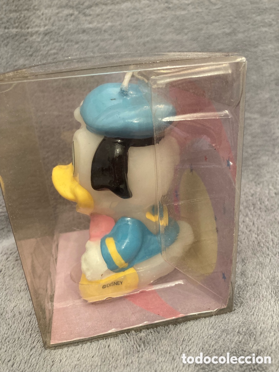 Segunda mano: Disney Vela de cumplea&ntilde;os vintage Pato Donald - Foto 2