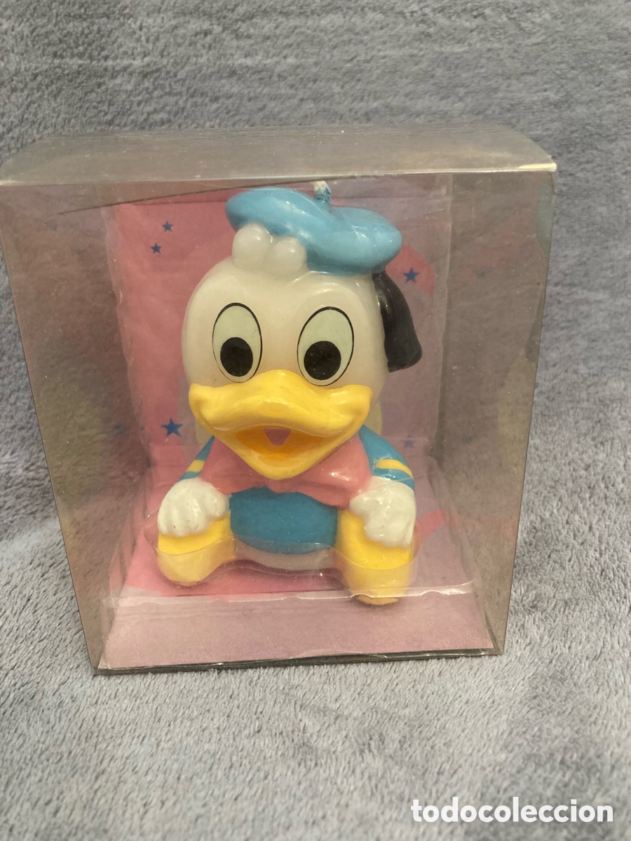 Segunda mano: Disney Vela de cumplea&ntilde;os vintage Pato Donald - Foto 1