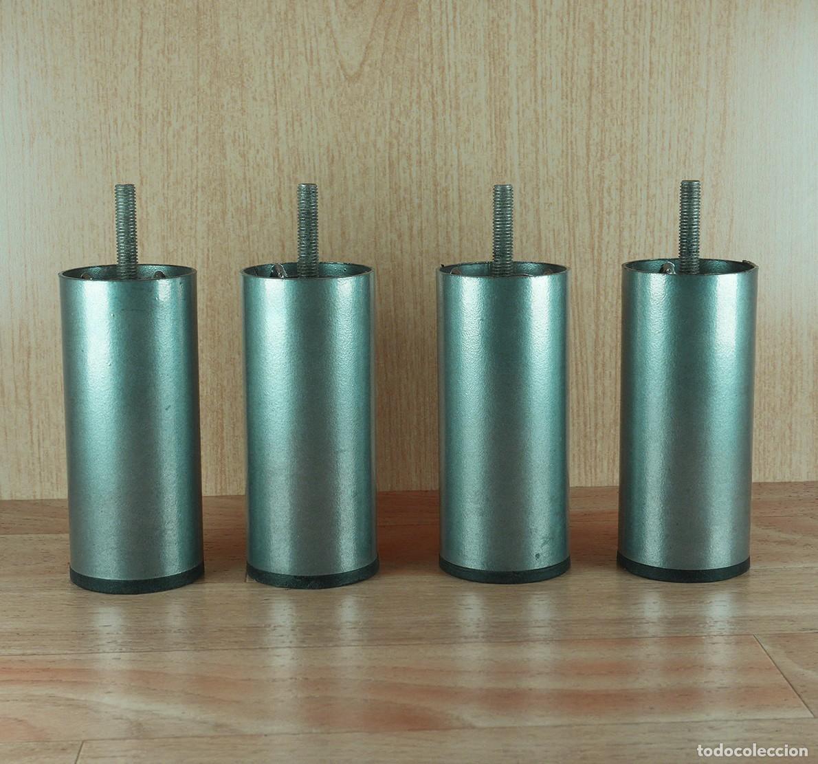 Segunda mano: 4 PATAS METALICAS A ROSCA - Foto 1