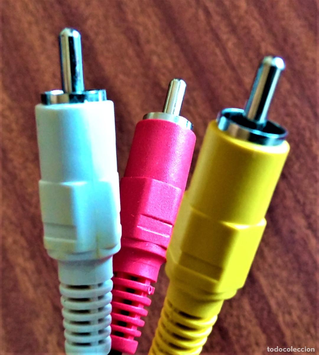 Segunda mano: CABLE DE AUDIO Y V&Iacute;DEO - USB A TRES RCA MACHO - 1,35M - Foto 2
