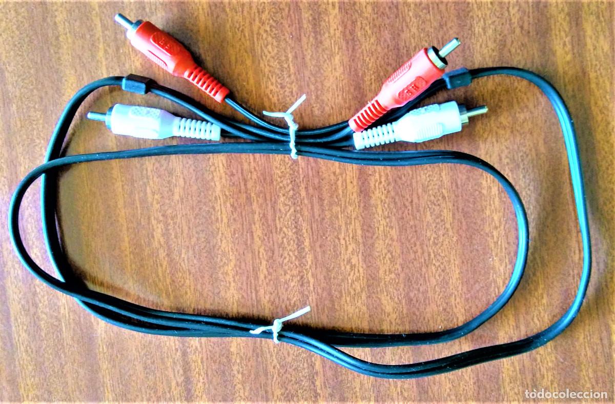 Segunda mano: CABLE DE AUDIO 2 RCA MACHO A 2 RCA MACHO - Foto 1