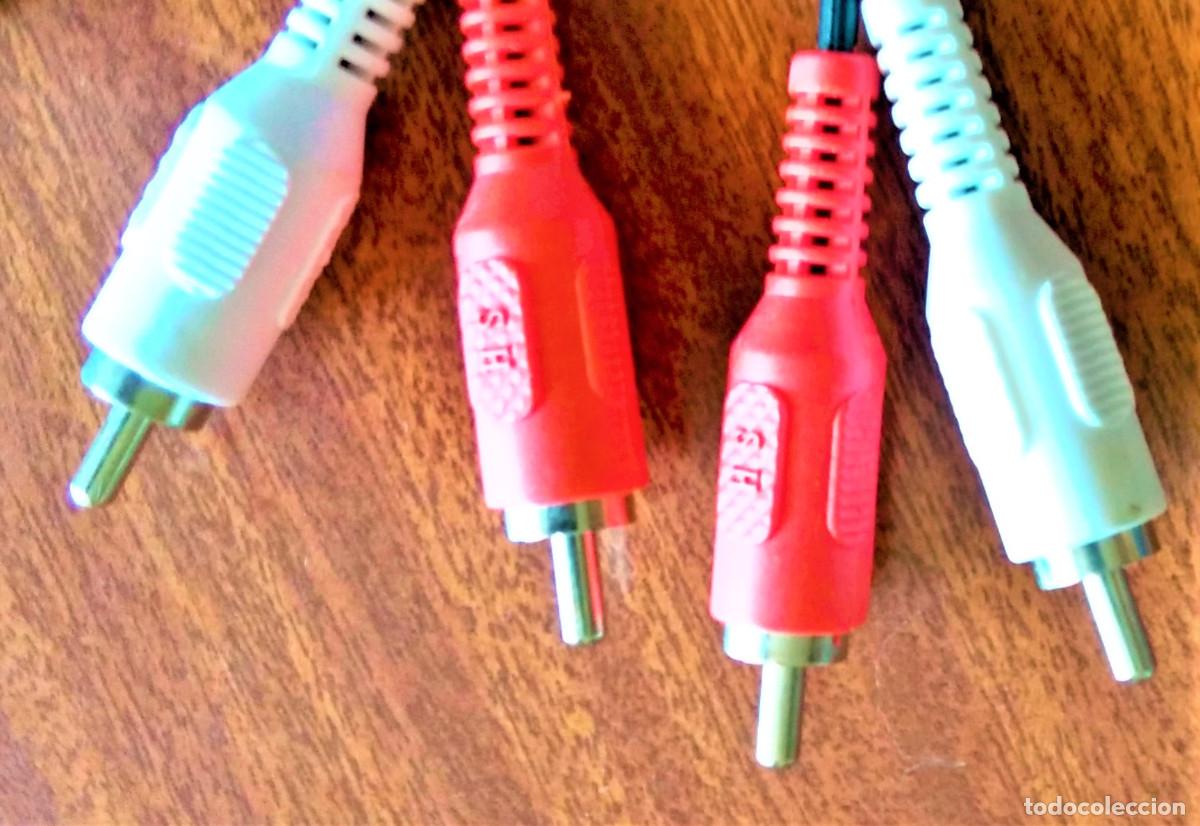 Segunda mano: CABLE DE AUDIO 2 RCA MACHO A 2 RCA MACHO - Foto 2