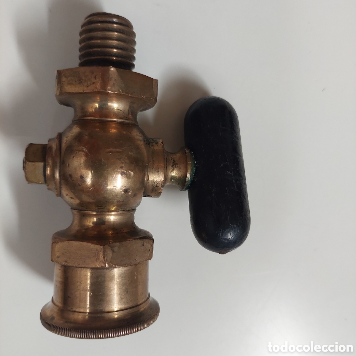 Segunda mano: Llave de paso bronce antig - Foto 1