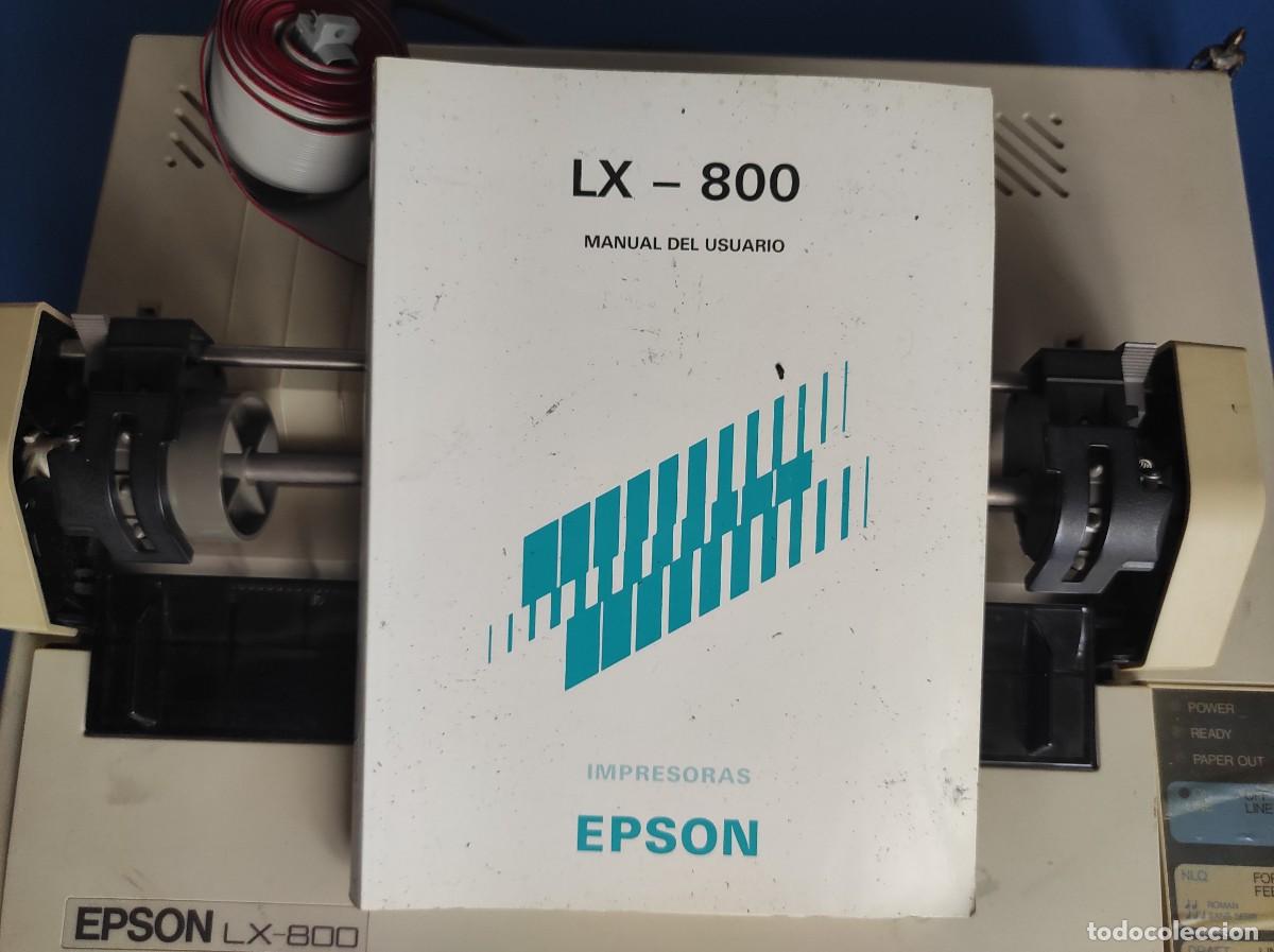 Segunda mano: IMPRESORA MATRICIAL EPSON LX 800 (Libro Instrucciones) - Foto 4