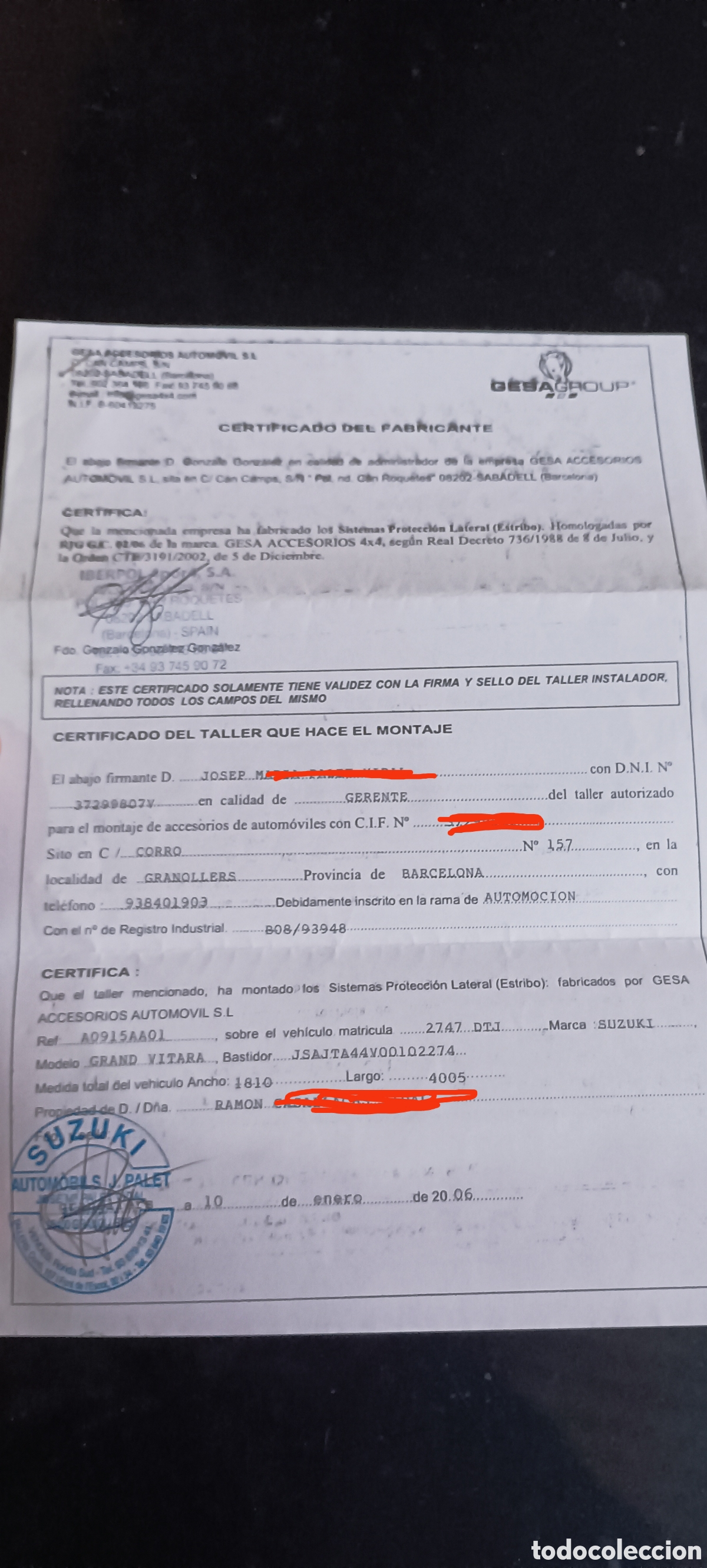 Segunda mano: Laterales posapies susuki vitara - Foto 5