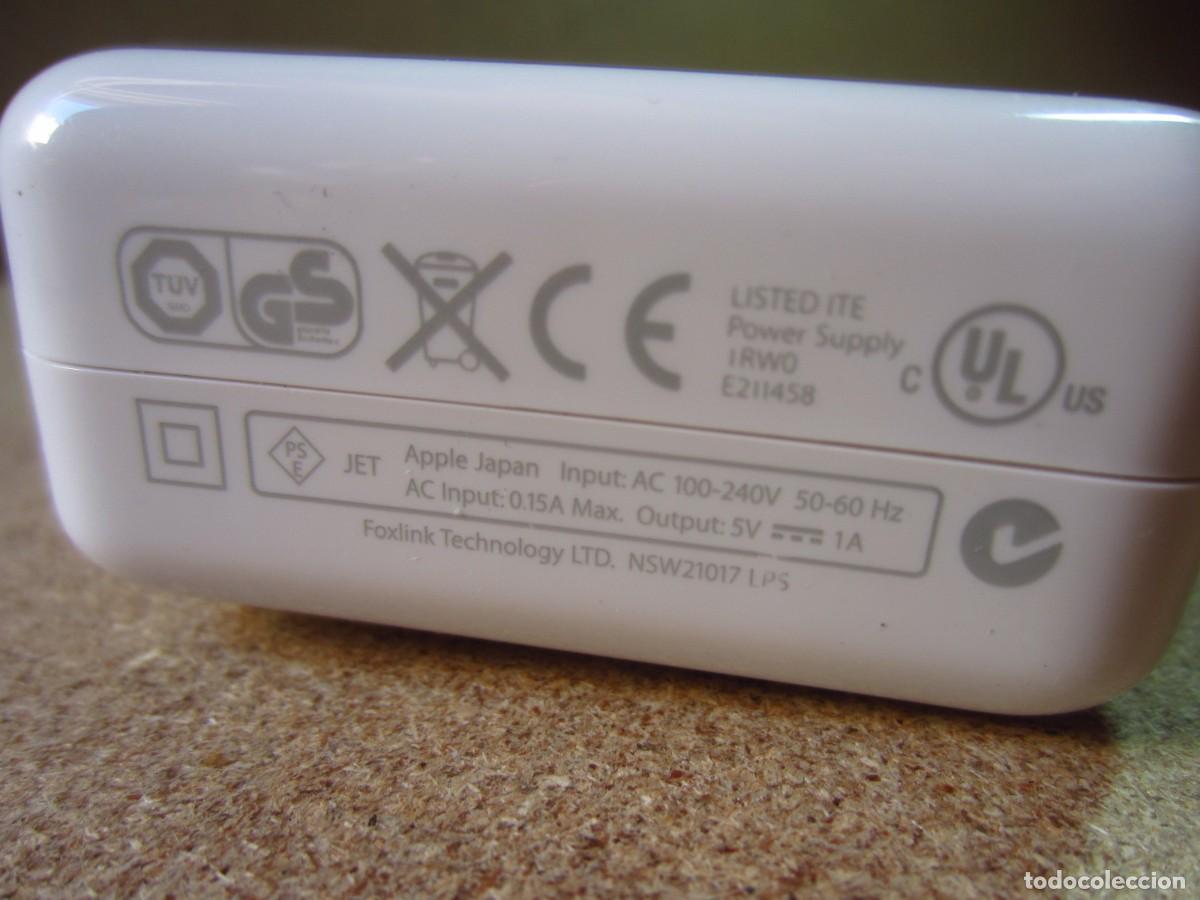 Segunda mano: Apple iPod USB Power Adapter Ref. A1102 (DEFECTUOSO) - Foto 5