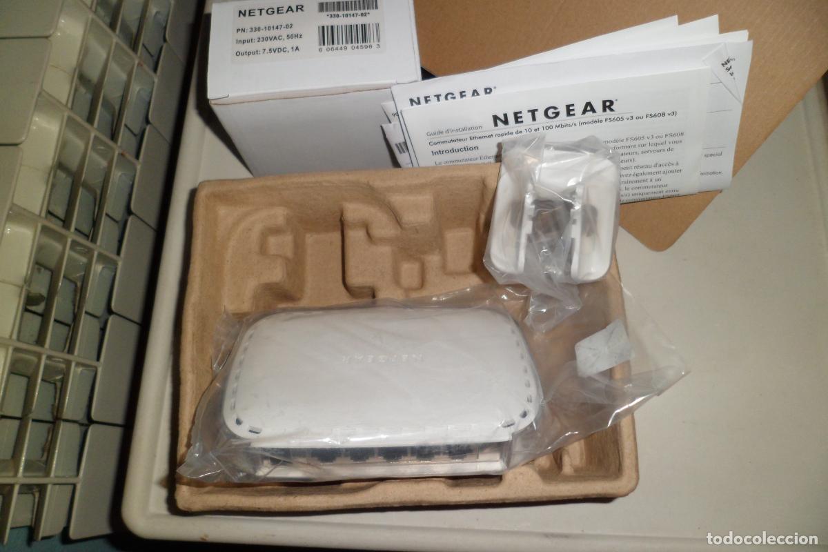 Segunda mano: Switch de 5 puertos Fast Ethernet Netgear. Nuevo. - Foto 1