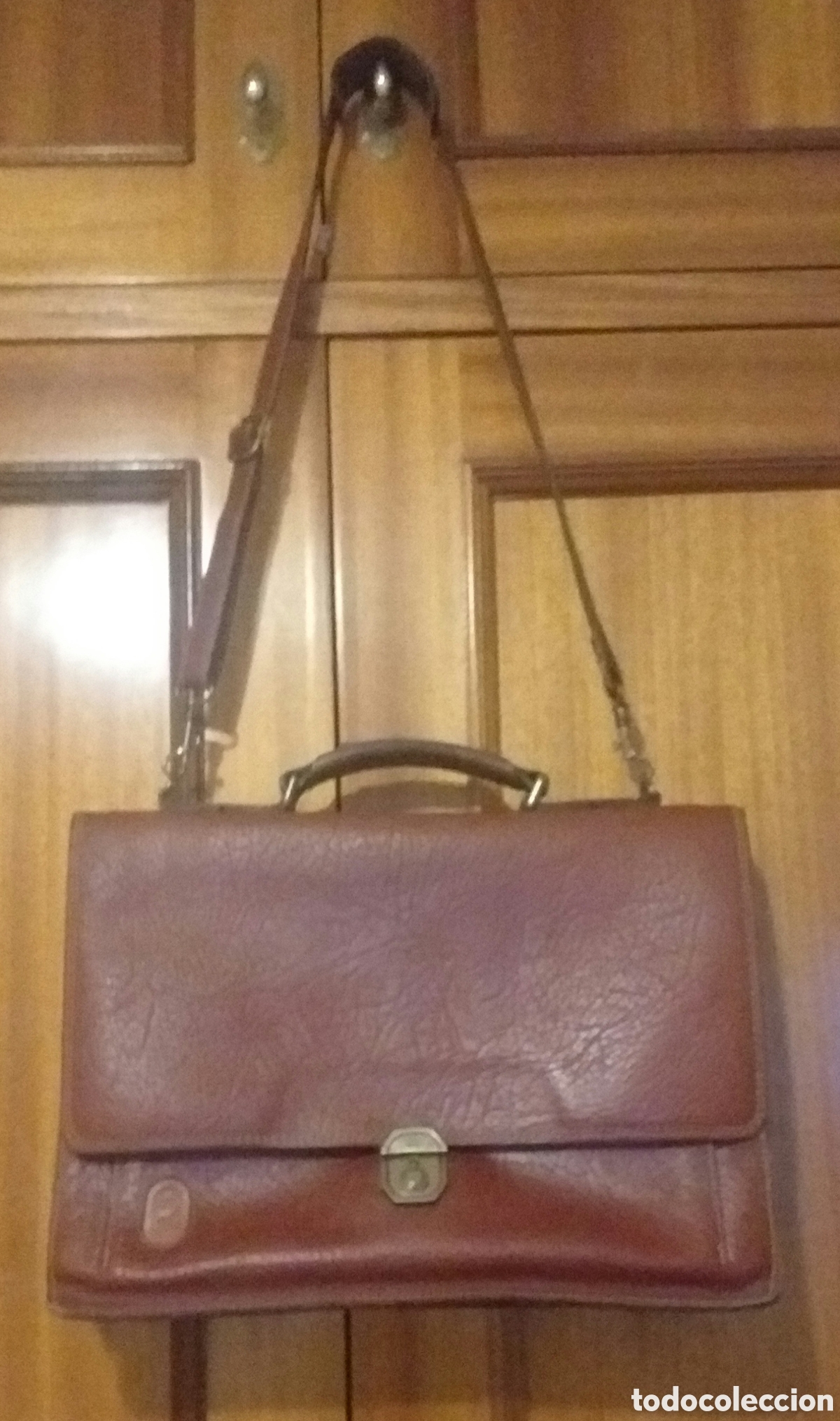 Segunda mano: CARTERA PORTAFOLIO DE CUERO - A&Ntilde;OS 80 - Foto 1