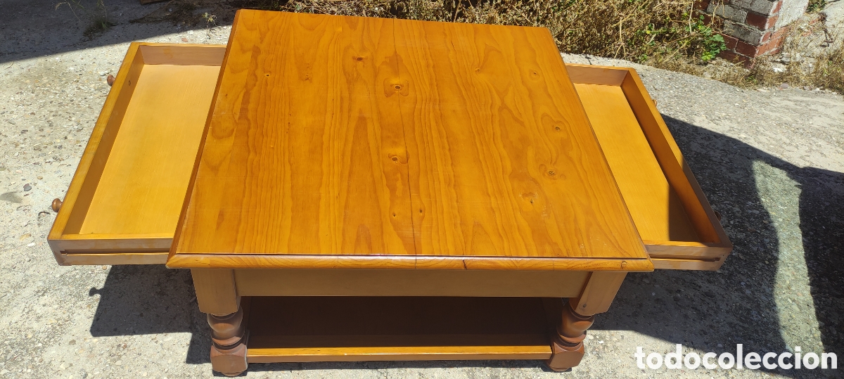 Segunda mano: Mesa de centro en madera maciza - Foto 3