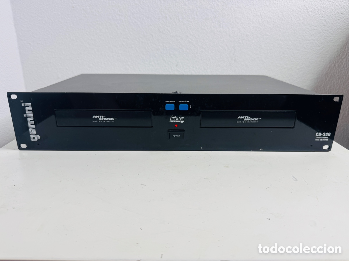 Segunda mano: Gemini CD-340 Professional Dual CD Player - Foto 1