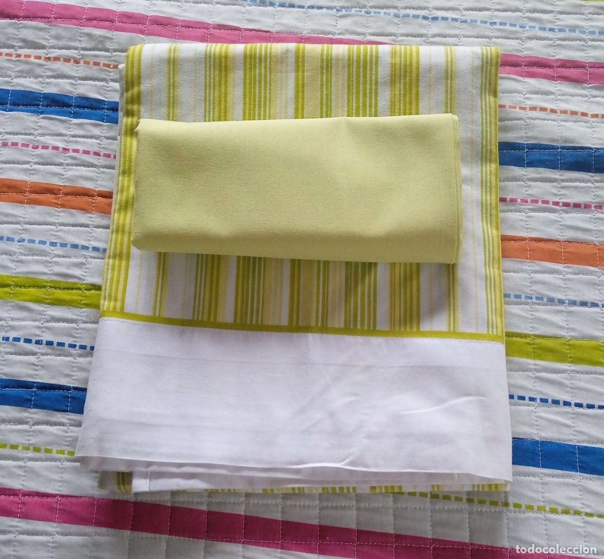 Segunda mano: SABANA ENCIMERA Y FUNDA ALMOHADA-CAMA DE 90 - Foto 1