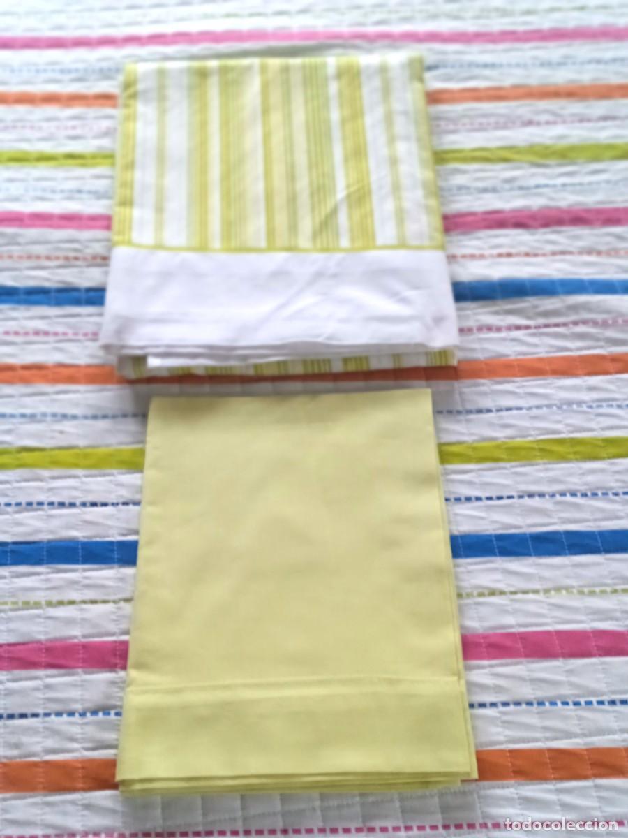 Segunda mano: SABANA ENCIMERA Y FUNDA ALMOHADA-CAMA DE 90 - Foto 2