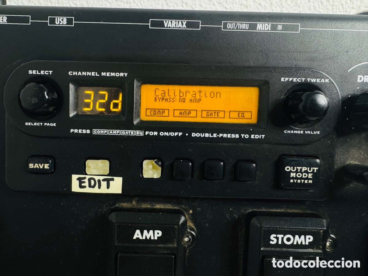 Segunda mano: LINE6 POD XT LIVE w/Adapter Guitar Multi Effects Pedal Board Working Tested - Foto 7