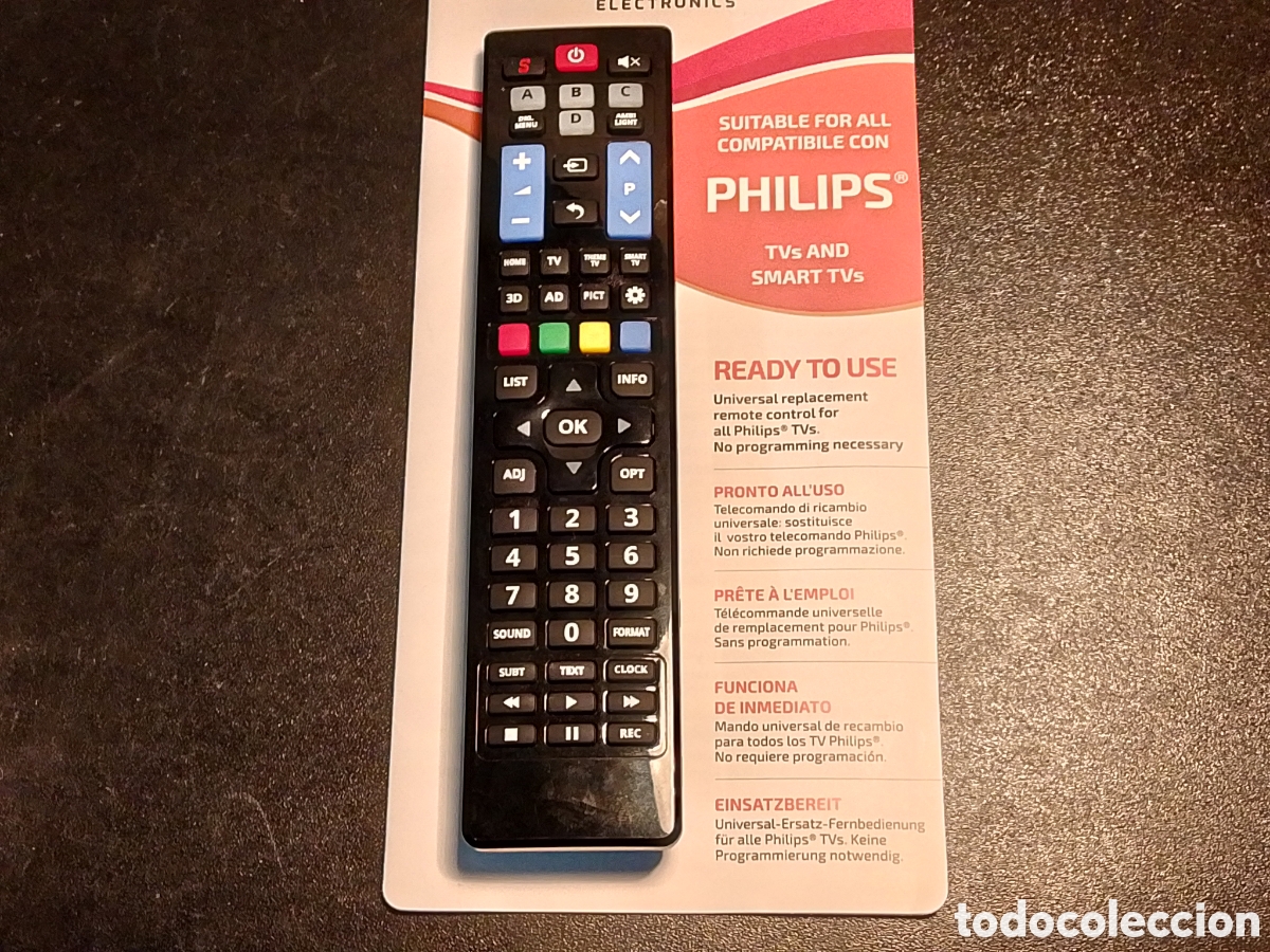 Segunda mano: Mando Universal TV Philips - Foto 4