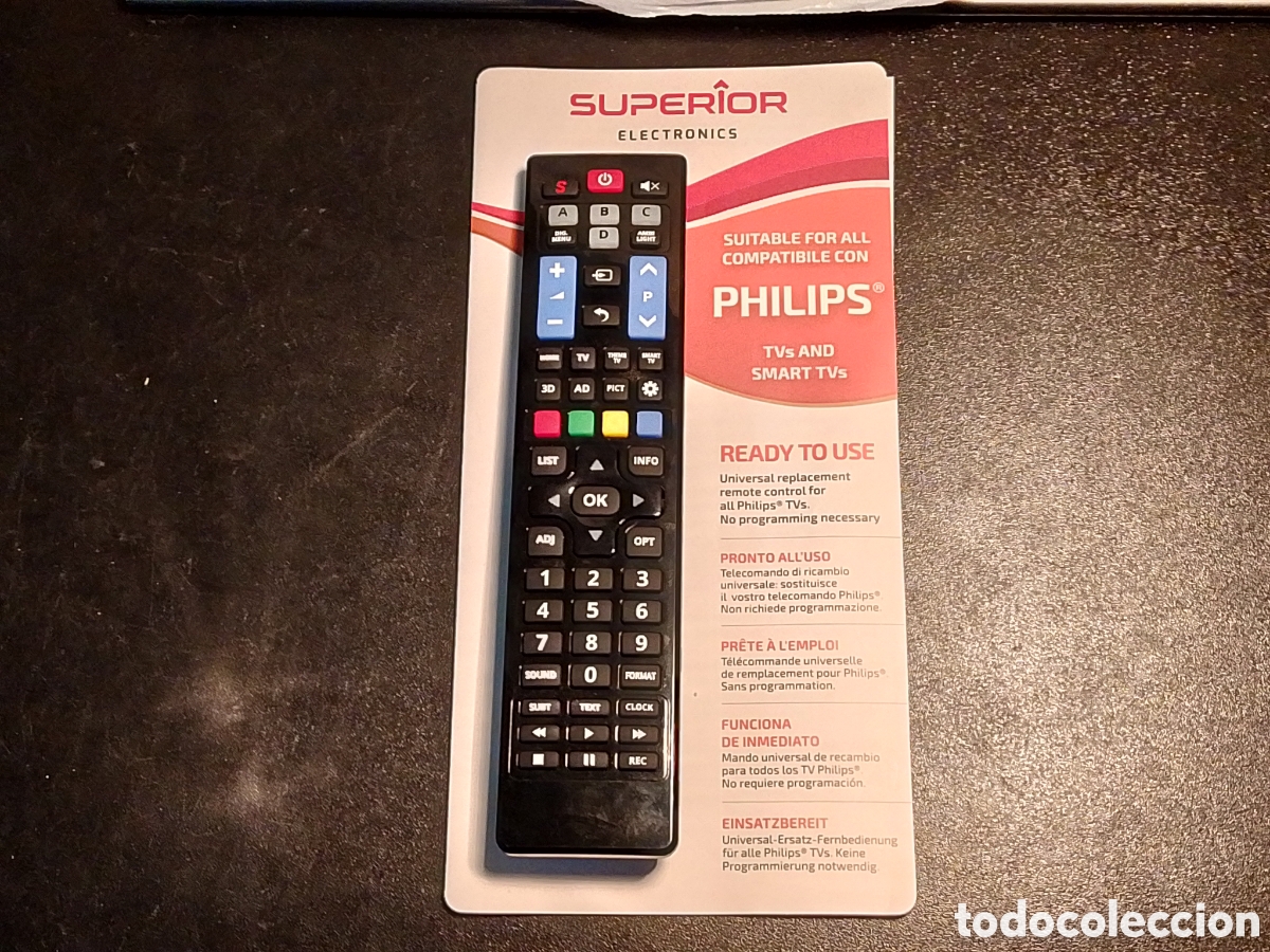 Segunda mano: Mando Universal TV Philips - Foto 1