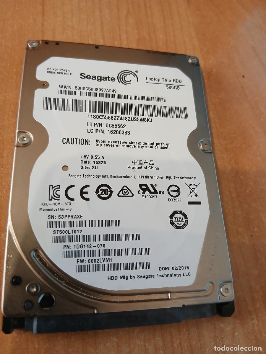Segunda mano: DISCO DURO SEAGATE 500GB - 2,5 - SATA - Foto 1