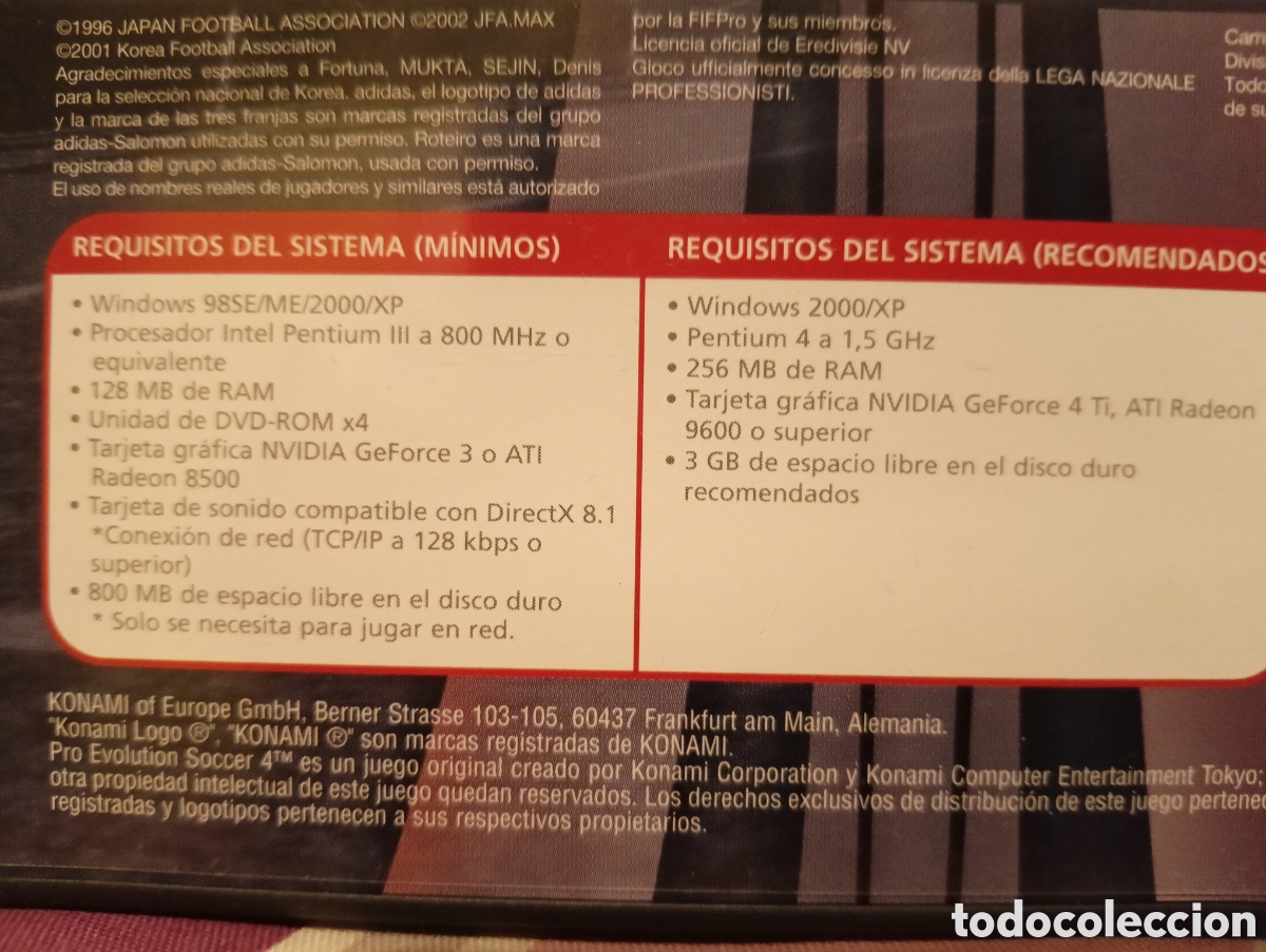 Segunda mano: Pro Evolution Soccer 4 y 5 PC-Rom - Foto 5
