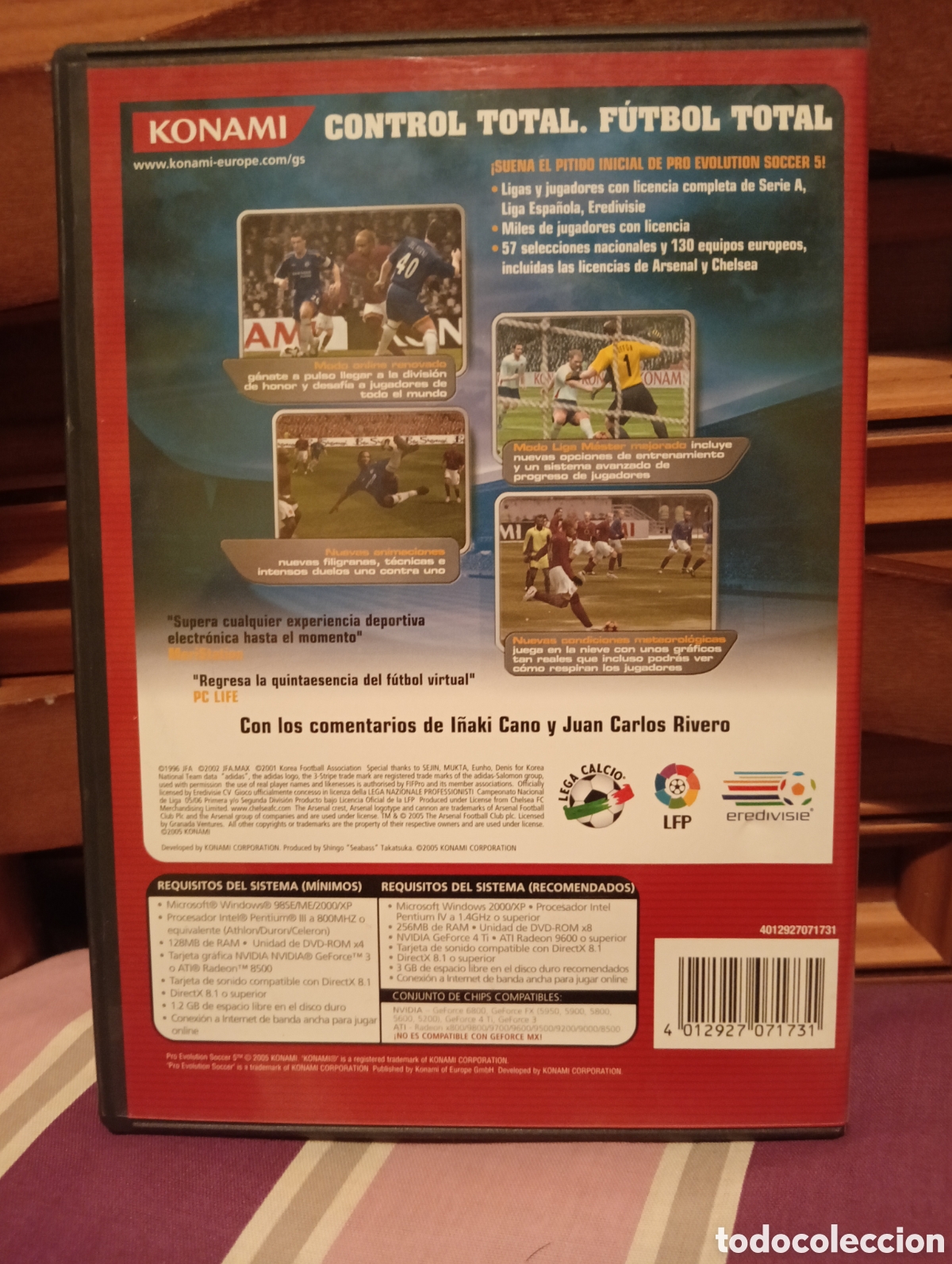 Segunda mano: Pro Evolution Soccer 4 y 5 PC-Rom - Foto 8
