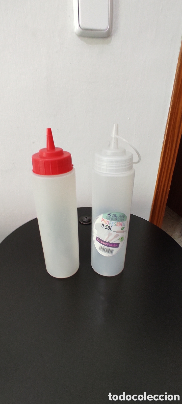 Segunda mano: Lote de Biberones de Pl&aacute;stico para Salsas y Condimentos - Foto 2