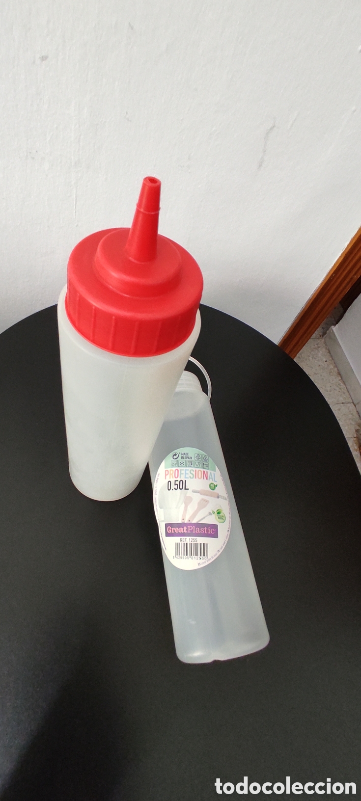 Segunda mano: Lote de Biberones de Pl&aacute;stico para Salsas y Condimentos - Foto 3