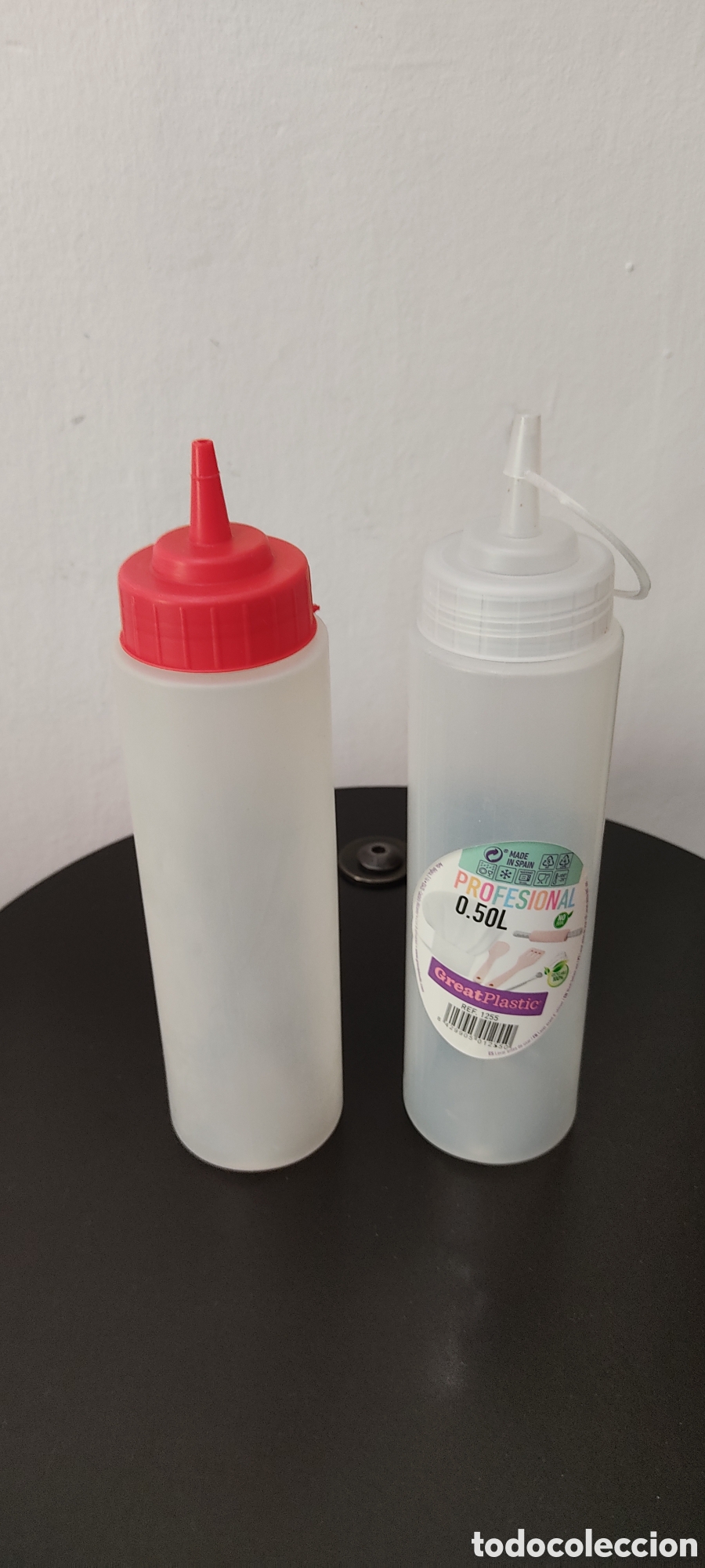 Segunda mano: Lote de Biberones de Pl&aacute;stico para Salsas y Condimentos - Foto 1