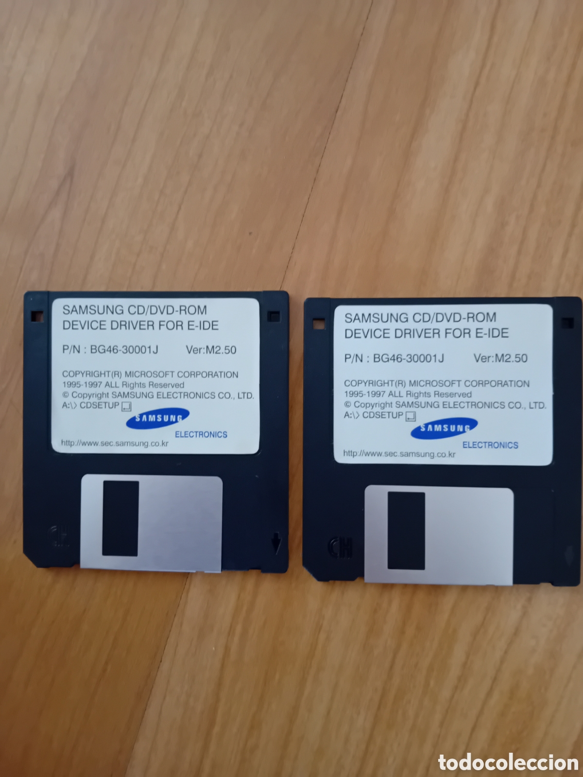 Segunda mano: DOS DISQUETTES DRIVERS CD DVD-ROM FOR E-IDE. SAMSUNG - Foto 1
