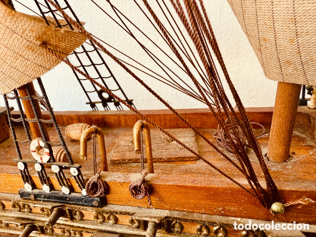 Segunda mano: Maqueta barco fragata XVIII - Foto 4