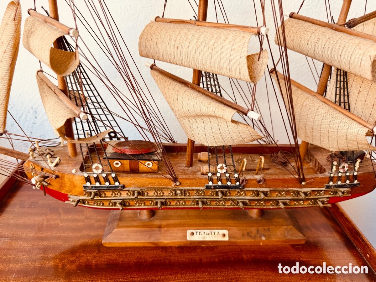 Segunda mano: Maqueta barco fragata XVIII - Foto 9
