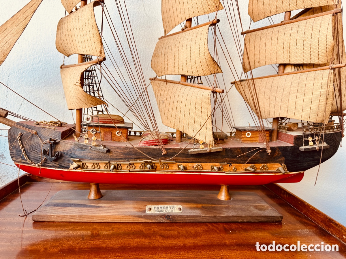 Segunda mano: Maqueta barco fragata XVIII - Foto 11