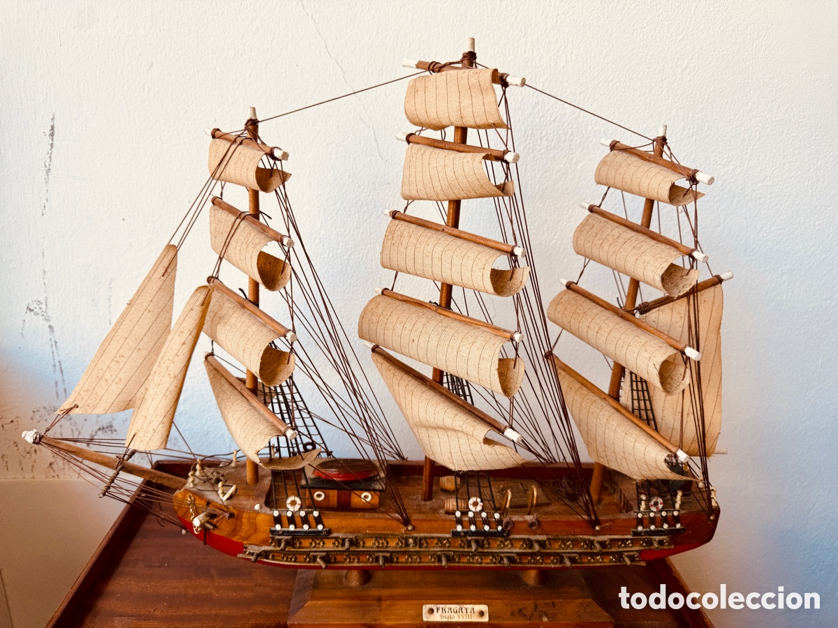 Segunda mano: Maqueta barco fragata XVIII - Foto 12