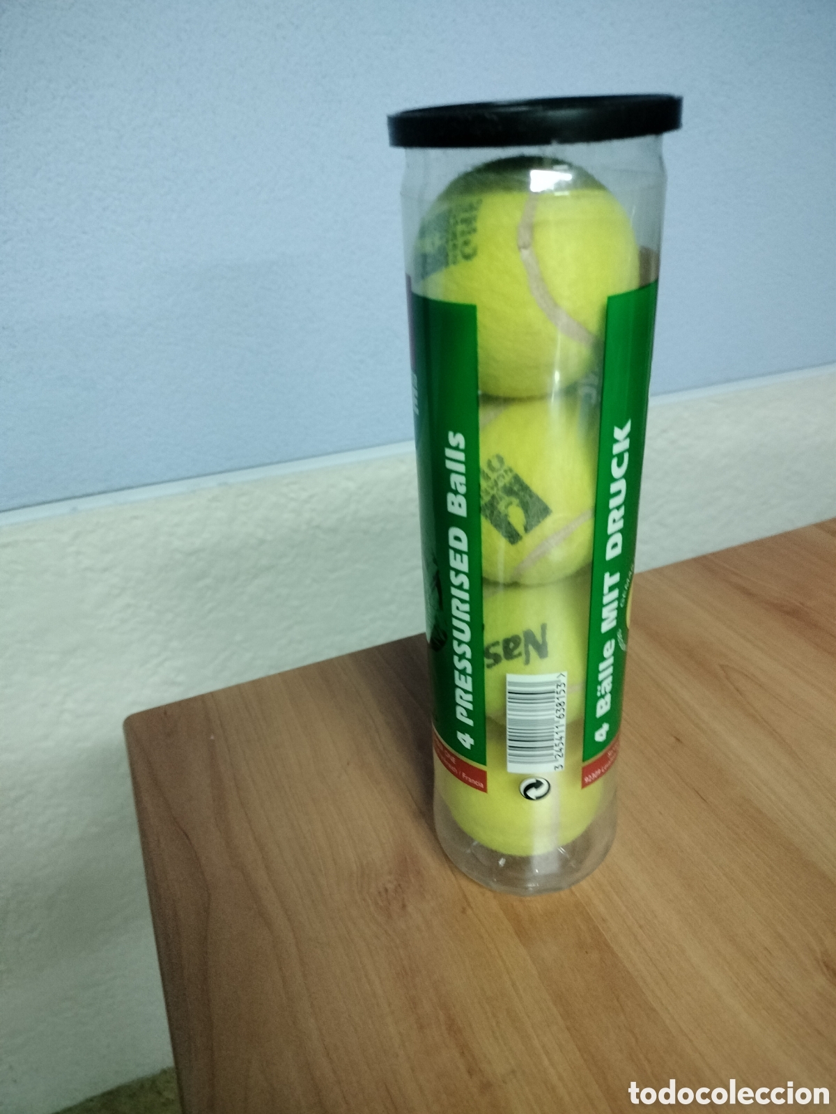 Segunda mano: Bote de 4 pelotas de tenis - Foto 1