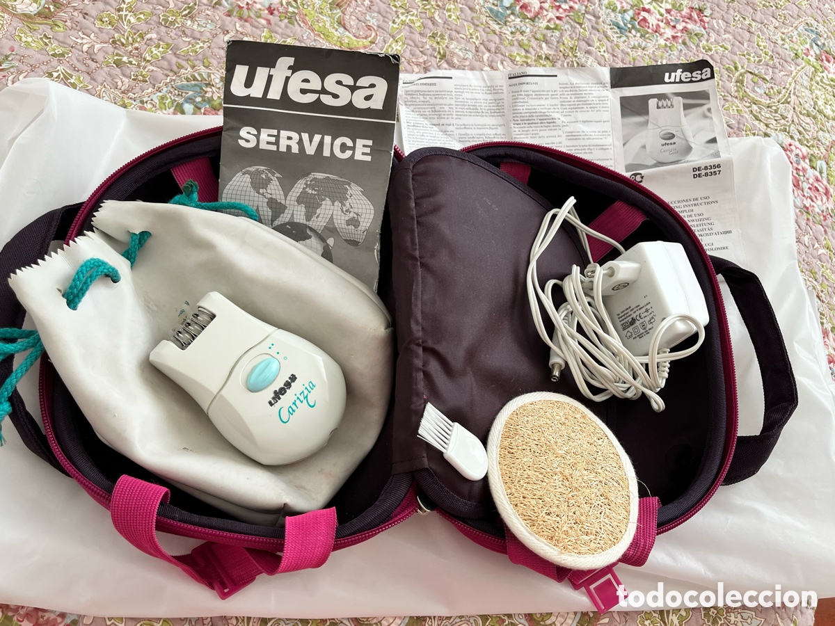 Segunda mano: Depiladora UFESA con malet&iacute;n y complementos - Foto 1