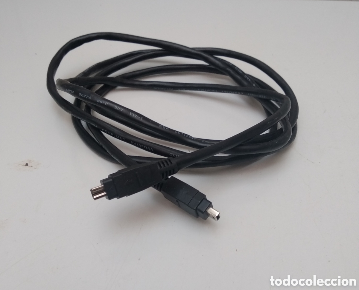 Segunda mano: Cable fireWire para pc/Mac 1394a Plug - Foto 3