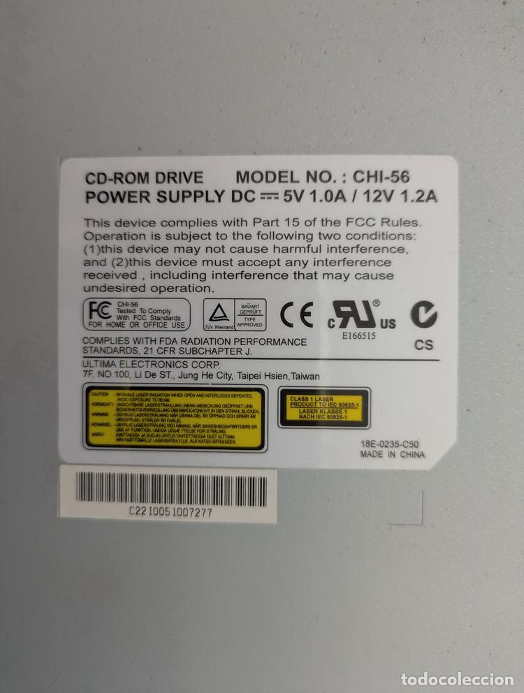 Segunda mano: Lector CD-ROM DRIVE. Model No CHI-56. Ordenador PC. - Foto 2