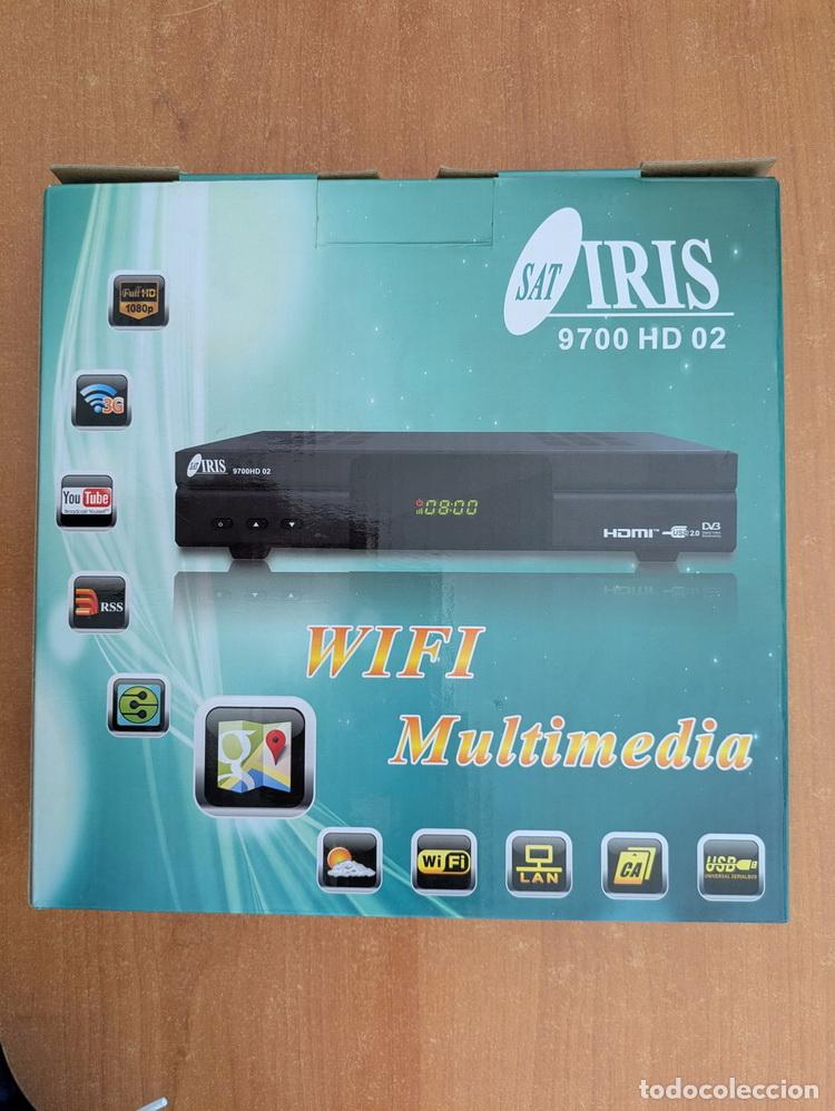 Segunda mano: Decodificador SAT IRIS 9700 HD 02. Wifi Multimedia. Sat&eacute;lite. - Foto 1