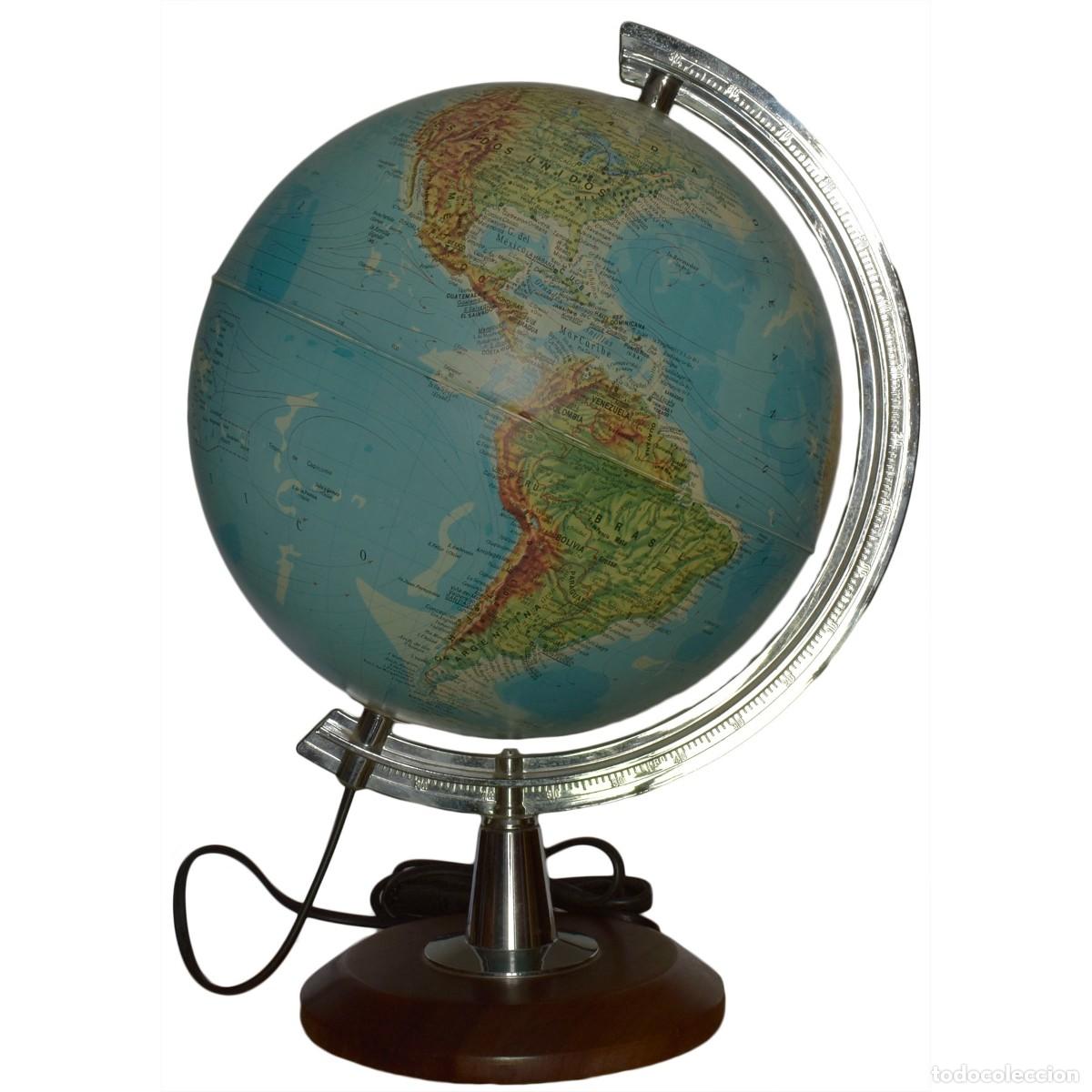 Segunda mano: GLOBO TERRAQUEO con LUZ. ITALIA - Foto 2